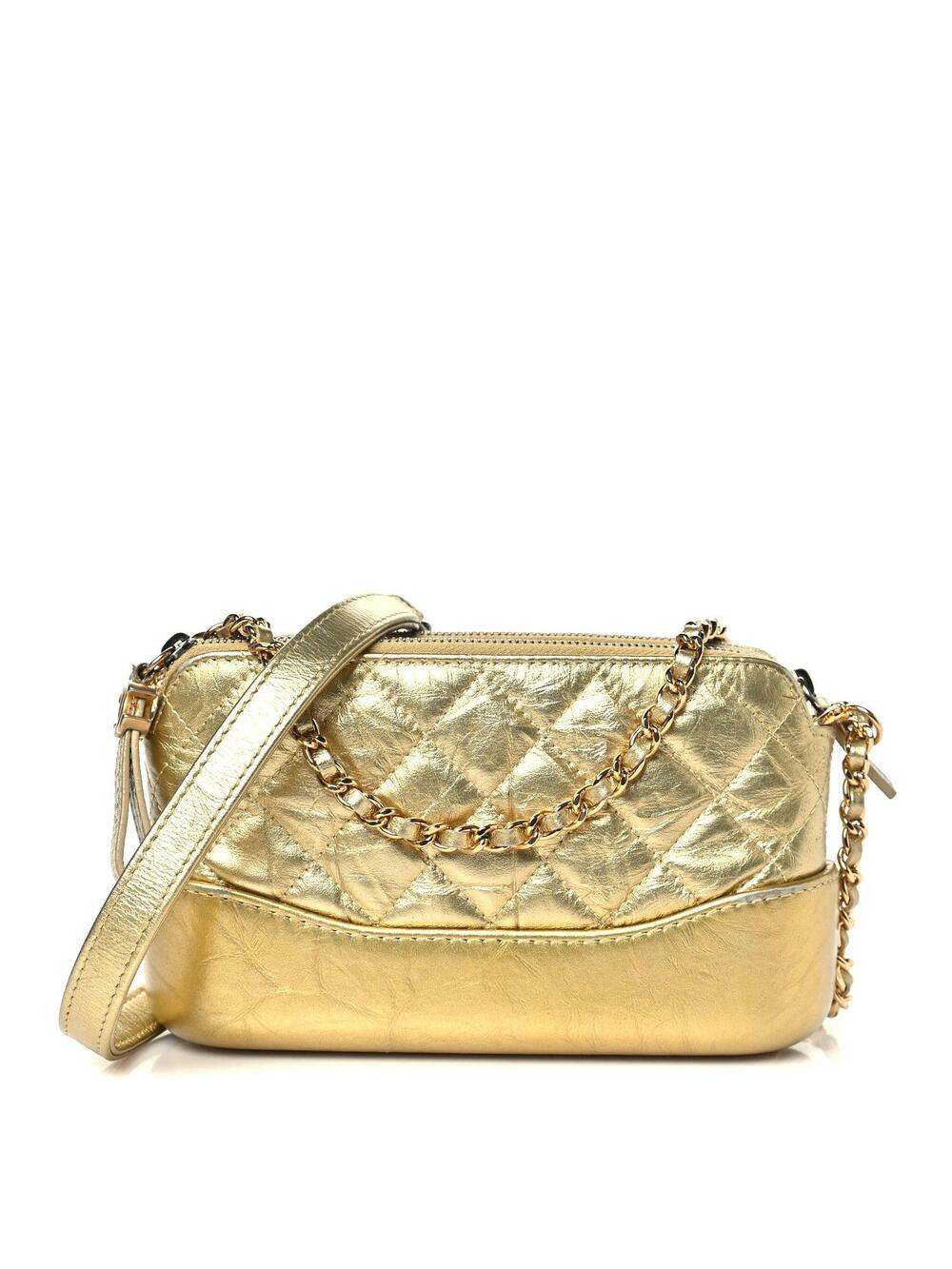 Chanel Metallic Aged Calfskin Quilted #358353C11B